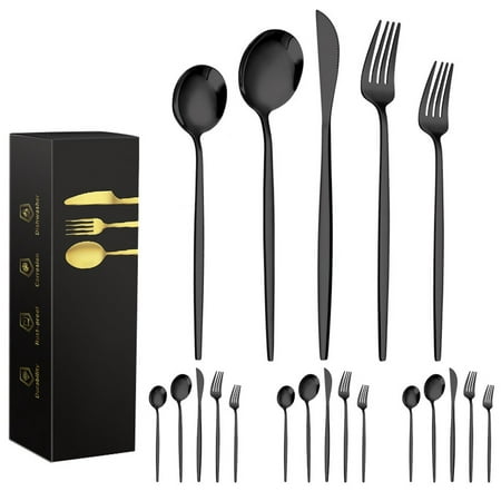 

Flatware Cutlery Stainless Steel: 20PCS Household Tableware Set Serving Utensil