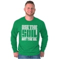 thumbnail image 5 of Earth Day Renewable Energy Go Green Long Sleeve TShirt Men Women Brisco Brands L, 5 of 6