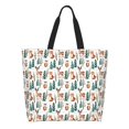 thumbnail image 1 of Fotbe Winter Woodland Friends Bolsa Tote Estética de Lona con Estampado para Mujer - Bolsa Reutilizable de Hombro Casual para Vacaciones, Compras, Trabajo y Gimnasio, 1 of 8