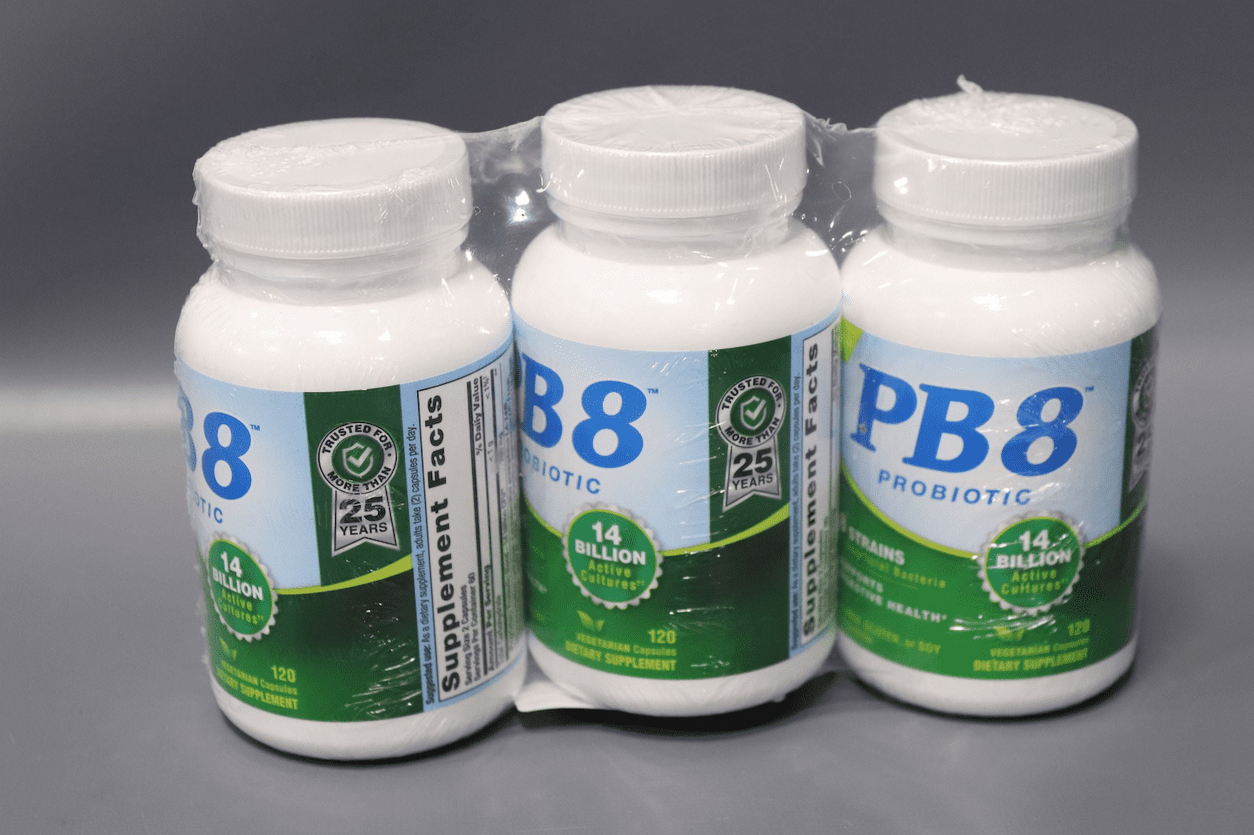 Nutrition Now PB 8 Probiotic Acidophilus For Life* Vegetarian Dietary Supplement for Men and Women, 120 Count