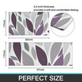 thumbnail image 7 of Purple Leaf Pattern Kitchen Rugs Sets Of 2,Anti Fatigue Kitchen Mat Rugs Non Slip Washable,Decorative Kitchen Floor Mats for Kitchen,Sink,Laundry,17"x30"+17"x47", 7 of 7