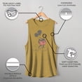 thumbnail image 3 of Junior's Mickey & Friends Distressed Mickey Mouse Pose Festival Muscle Graphic Tee Gold Heather Medium, 3 of 9