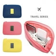 thumbnail image 3 of Advancent Cable de carga Bolsa de almacenamiento Organizador Cremallera Bolsa Teléfono celular Amarillo S Mochilas de mochilero Rosa S, 3 of 6