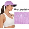 thumbnail image 2 of Casquette de Course pour Femmes Performance en Maille - Excellente Ventilation, Légère, Sécurité Réfléchissante, 2 of 4