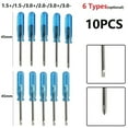 thumbnail image 5 of MYG 10 Pcs Mini Tournevis Croisés pour X-box Outil de Réparation d'Ordinateur Portable 1.5/2.0/3.0mm, 5 of 5