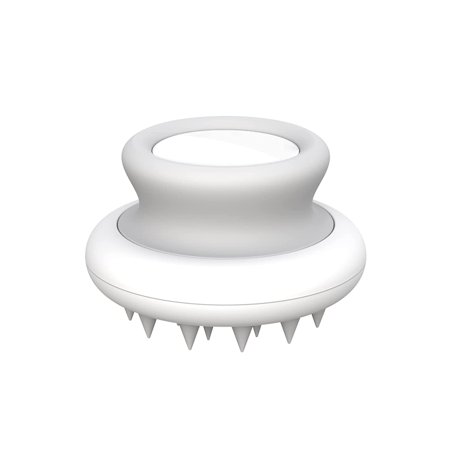 McLovin’s Multifunctional Pet Hair Brush | Soothing Cat Massager Brush | Gentle Dog Grooming Comb | Pet Shampoo Brush with Sharp Soft Silicone Bristles | Easy Mat Remover for Short/Long Hair (Grey)
