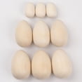 thumbnail image 4 of Naierhg 6Pcs Wooden Simulated Egg Creative DIY Graffiti Painted Wooden Easter Eggs for Holiday Home Decoration M, 4 of 8