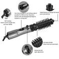 thumbnail image 5 of Yiliangx 3 In 1 Hot Air Styler And Rotating Hair Dryer Multifunction Electric Hair Styler Comb,(Grey), 5 of 12