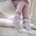 thumbnail image 4 of Heat Holders Ladies Thick Warm Chunky Low Profile Cut Cushioned Bed Sleep Socks, 4 of 5