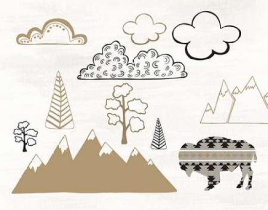 Buffalo Scene Canva