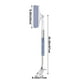 thumbnail image 3 of Cepillo para nieve y rascador de hielo para coche, herramienta extensible para retirar nieve con agarre de espuma, escoba y rascador desmontables con escoba pivotante, 77-93 cm para coche, SUV,, 3 of 6