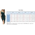 thumbnail image 2 of Hanerdun Women Female Velvet Party Dress Ruched Bodycon Midi Dress Green 2XL, 2 of 4