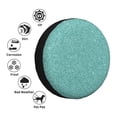 thumbnail image 4 of Fotbe Teal Green Glitter Funda de Llanta de Repuesto con Estampado, Engrosada, Ajuste Universal para Jeep, Remolque, RV, SUV, Camión-14 inch, 4 of 6