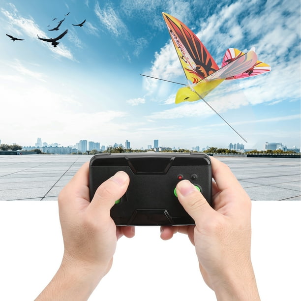 Juguete de Pájaro Volador, Con Luces lideró Brillantes e-Bird Toy Juego de Juguete 2 4Ghz control remoto RC Toys para Interiores al Aire Libre