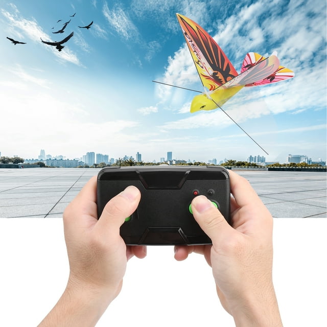 Juguete de Pájaro Volador, Con Luces lideró Brillantes e-Bird Toy Juego de Juguete 2 4Ghz control remoto RC Toys para Interiores al Aire Libre