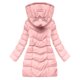 thumbnail image 4 of Parkas de manga larga de invierno para mujer, chaqueta de plumón alargada y gruesa de longitud media, abrigo para mujer, 4 of 9