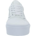 thumbnail image 3 of Vans Old Skool Platform Unisex Shoes Size 7.5, Color: True White, 3 of 3