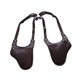 thumbnail image 2 of Bolso de hombro debajo del brazo, elegante y práctico bolso para deportes medievales al aire libre Café, 2 of 8