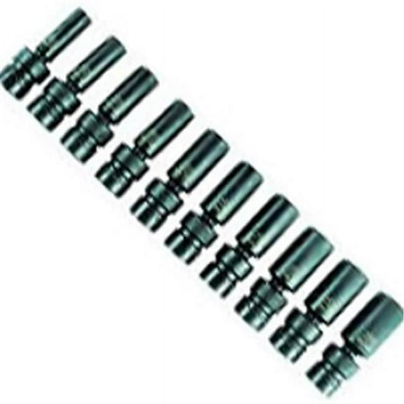 K Tool International .38in. Drive Metric Swivel Impact Socket Set