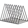 thumbnail image 1 of Hweilai Bibliothèque Porte-Revues Support CD Métal Triangle Simple Étagère de Rangement en Fer pour Bureau, 1 of 3