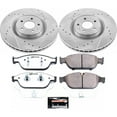 thumbnail image 3 of PowerStop Front Z26 Street Warrior Carbon-Fiber Ceramic Brake Pad and Drilled and Slotted Rotor Kit Fits: AUDI Select Models K6129-26, 3 of 9