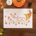 thumbnail image 3 of Thanksgiving Placemats Set of 4 Fall Place Mats Pumpkin Maple Leaves Table Mats Washable Non-Slip Heatproof Woven Placemats for Dining Table (18" X 12"), 3 of 6