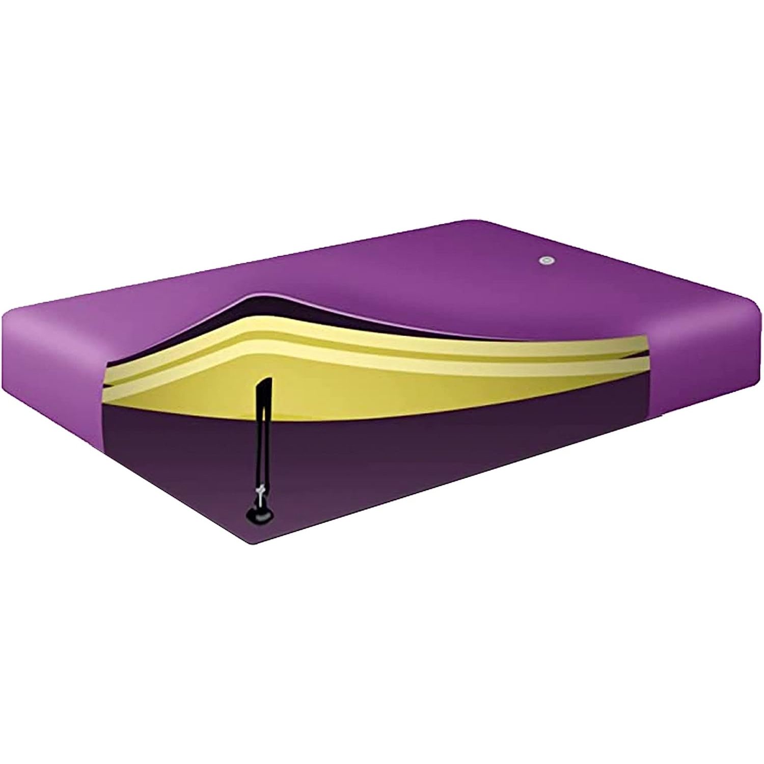 XINiHoXe SemiWaveless 60, Hardside Water Bed Mattress, Contains Two