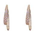 thumbnail image 1 of Boucles d'Oreilles Croisées, Boucles d'Oreilles Croisées à l'Avant et à l'Arrière, 1 of 9