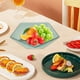 thumbnail image 4 of Bandeja de fruta Pentagram - Cuenco de plástico transparente para snacks para dulces, frutos secos y aperitivos - 24x13x6cm, 4 of 8
