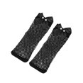 thumbnail image 1 of 2 Pcs Chaussettes Résille pour Femmes Sexy Courtes Antidérapantes avec Nœud Taille Unique pour Performance, 1 of 9
