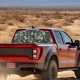 thumbnail image 4 of Pzuqiu Hunting Camo Pattern Truck Rear Window Decal 66.9" x 22.4", Perforated Vinyl Pickup Sticker for Most Pickup Truck Models with Heat and UV Blocking, 4 of 8