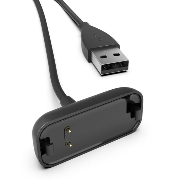 Sinoacc 3.3Ft USB Charging Cable Dock for Fitbit Inspire 3, Black