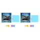 thumbnail image 2 of Kenally 1 par de películas para retrovisor de automóvil, portátil, HD, profesional, resistente al agua, para motocicleta, camión, espejo retrovisor, Cuadrado 2piezas Kenally CBP449040, 2 of 5