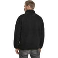 thumbnail image 2 of BRANDIT INDIVIDUAL WEAR Adult Male Fleece Quarter Zip Jacket, Color: Black, Size: M (5022-11002-M), 2 of 5