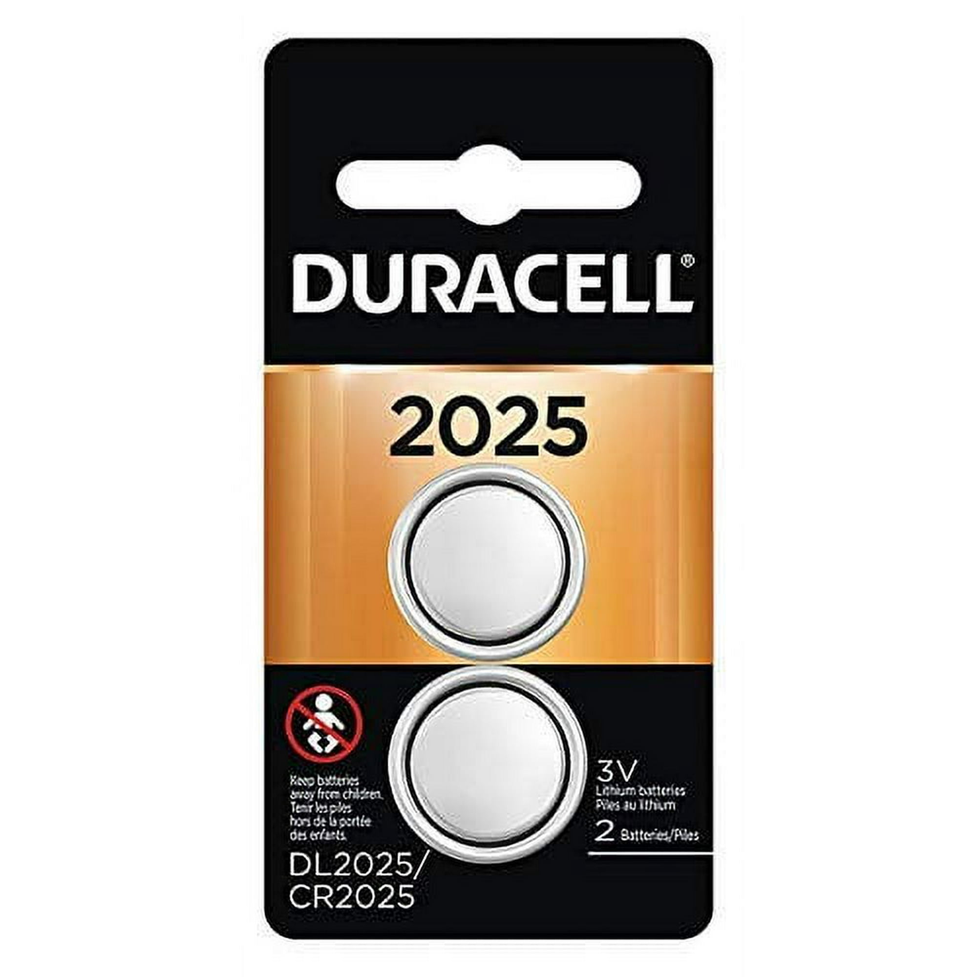 Lithium Keyless Entry Battery, #2025, 3-Volt, 2-Pk.
