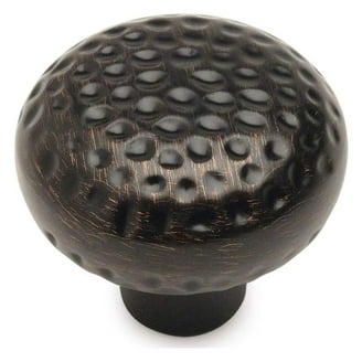 Cosmas 5268ORB-A Oil Rubbed Bronze & Amber Glass Cabinet Knob