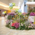 thumbnail image 3 of White/Golden Wedding Arch Rectangle Backdrop Stand Iron Balloon Flower Display Frame Decor, 3 of 24