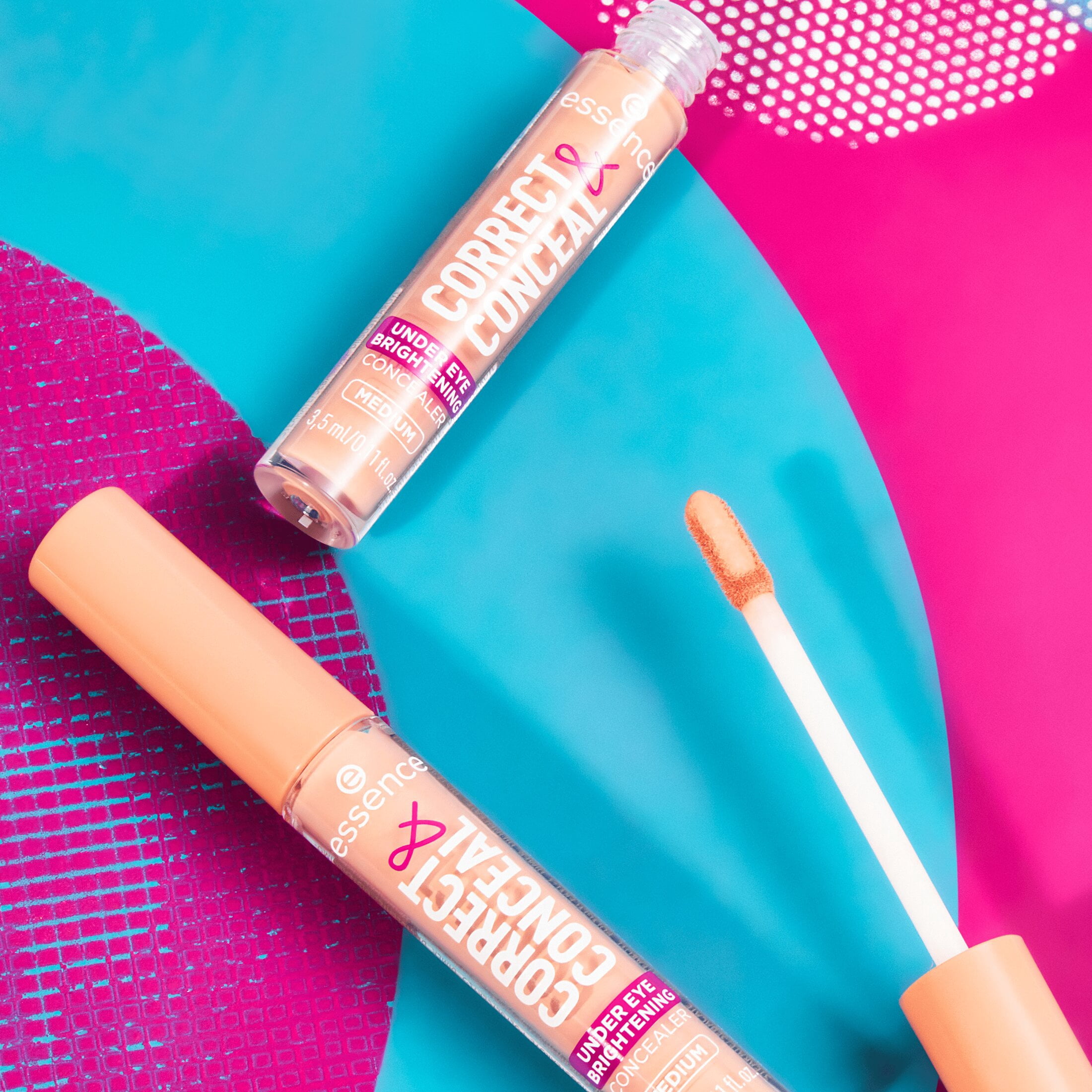essence Correct & Conceal Under Eye Brightening Concealer, 20 Medium