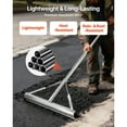 thumbnail image 4 of KFFKFF Landscape Rake, 60 inch Handle 20 inch Wide Head, Large Heavy Duty Aluminum Landscaping Level, Asphalt Rake Tool, 4 of 9