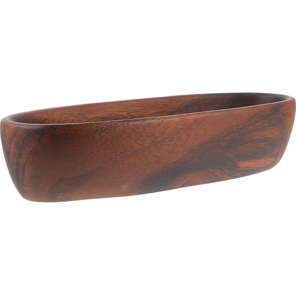 SEWOART Acacia Wood Boat Shaped Serving Tray for Food and Snacks, Perfect for Women, Festivals, and Home Use, 1 Pack