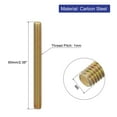 thumbnail image 2 of Uxcell 50 Pack Fully Threaded Rod, M6-1.0x60mm Carbon Steel Long Thread Screw, 2 of 6