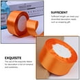thumbnail image 3 of MEIBUTYUP 1Pack Ribbons for Crafts Orange Satin for Wedding Decoration, 3 of 8