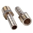 thumbnail image 4 of 4x Or 1/8BSP Filetage Mâle Laiton Tuyau Raccord de Raccord de Barbillon, 4 of 5