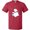 Red, variant on Inktastic Polar Bear, Bear with Scarf, Cute Bear, Snowflakes T-Shirt