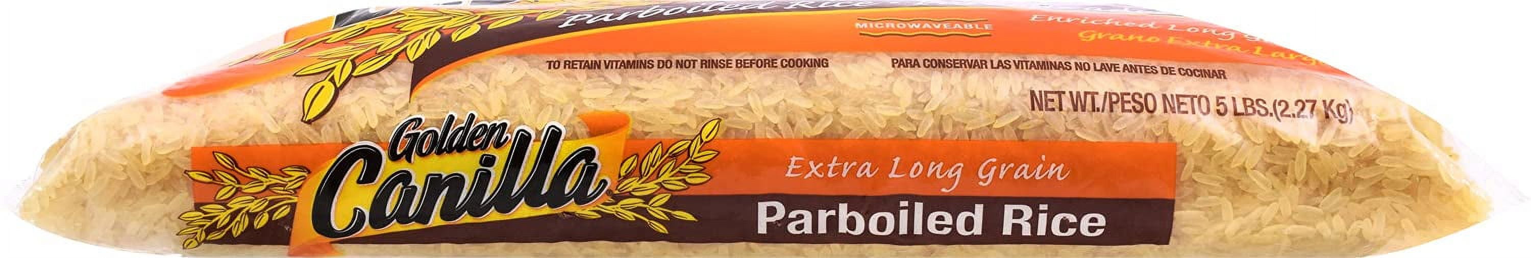 Goya Canilla Golden Dorado Parboiled Long Grain Microwavable Rice - 5lbs (Pack of 2)