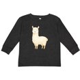 thumbnail image 3 of Inktastic Cute Lil' Alpaca Boys or Girls Long Sleeve Toddler T-Shirt, 3 of 5