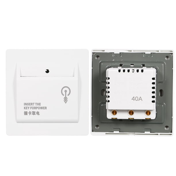 Interruptor Alto De 40 A, Ahorro De Energía, Toma De Fuerza Mecánica, Tarjeta De Acceso Para Habitación, Interruptor Eléctrico Para Hotel, Apartamento, Oficina, aleación De