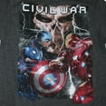 thumbnail image 2 of Marvel Captain America Civil War Big Boy's Gray T-Shirt - (Medium), 2 of 4