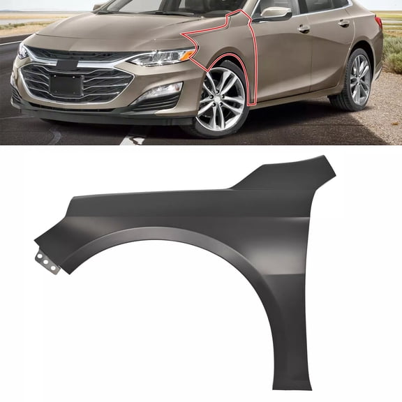 Fender For Chevrolet Malibu 2016-2023 #84029562 Front Driver Left Side Steel LH