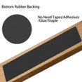thumbnail image 4 of Rubber Stair Treads Carpet Non Slip, Black Stair Rugs For Wooden Steps, Reusable Carpet Stairs Runner, Machine Washable Stair Mats Covers, Black (30"x, 4 of 5